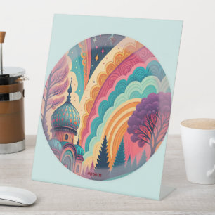 Mint Fantasy Dome Pedestal Sign – Customisable