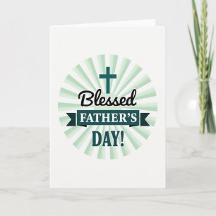 Mint Fathers Day Sun Card