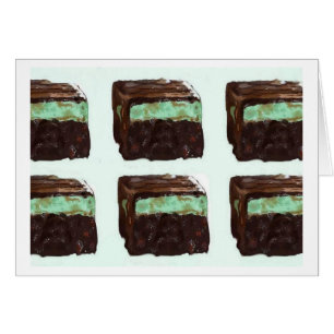 Mint Fudge Brownie Card