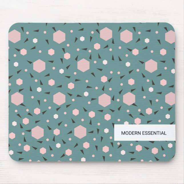 Mint Geo Edition Mouse Pad (Front)