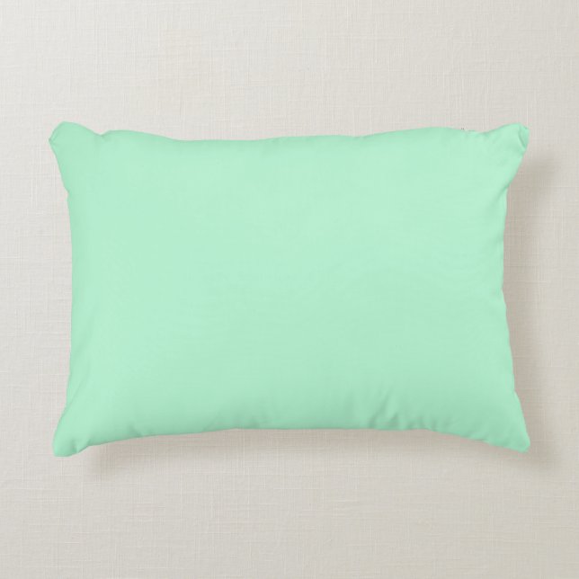 Mint Green Accent Pillow (Front)