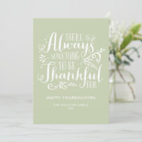 Mint Green Always Thankful Quote Thanksgiving