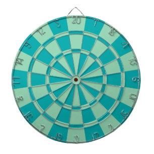 Mint Green And Teal Dartboard
