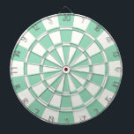Mint Green And White<br><div class="desc">Mint Green And White Dart Board</div>