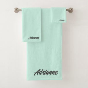 Mint Green Bath Towel Set
