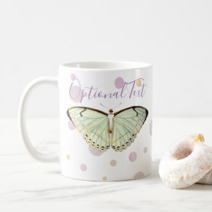 Mint Green Beauty Butterfly Coffee Mug