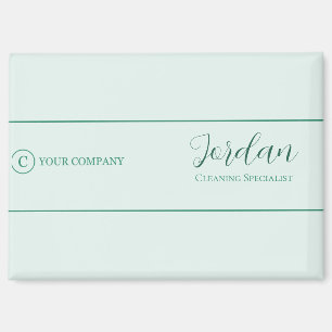 Mint Green Cleaning Service Promotional Magnet