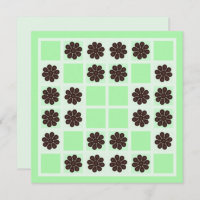 Mint Green Cream And Chocolate Chip Quilt Pattern