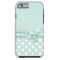 Mint Green Damask iPhone 6 case