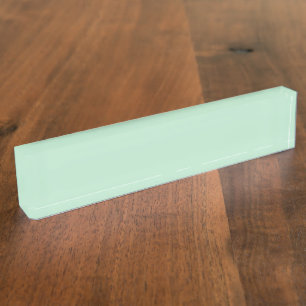 Mint Green Desk Nameplate – Elegant & Modern