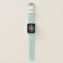 Mint Green Diamond Pattern Apple Watch Band