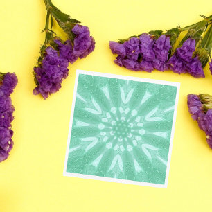 Mint Green Faux Tulle Design Napkin