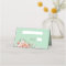 Mint Green & Floral Wedding Place Cards