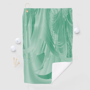 Mint Green Foliage Golf Towel