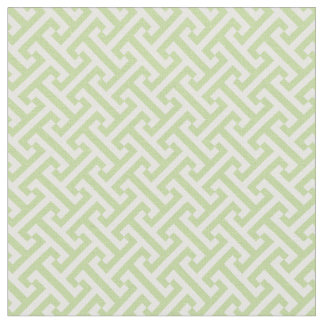 Mint Green Greek Key Pattern Fabric