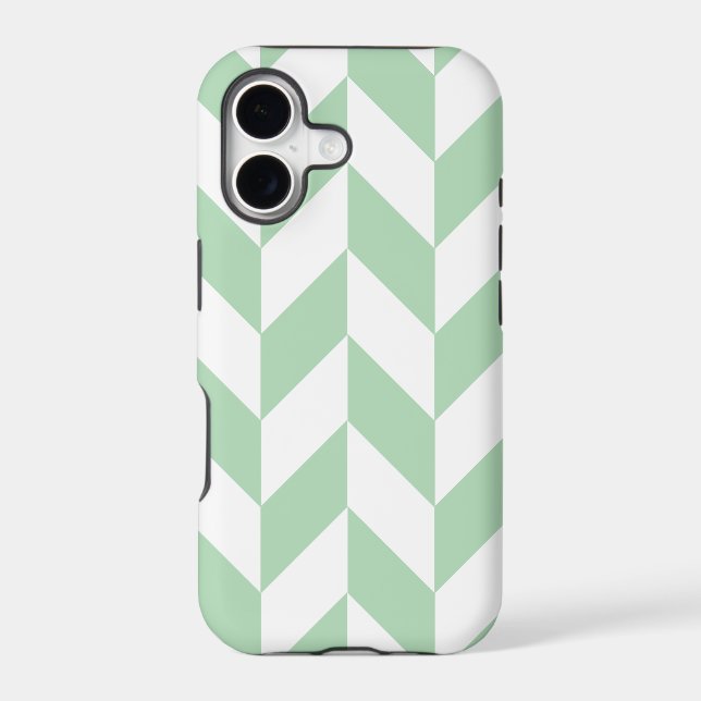 Mint Green Herringbone (Back)