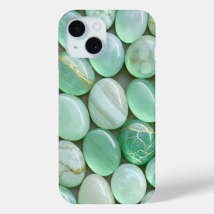 Mint Green Jade Crystals Aesthetic Phone Case 