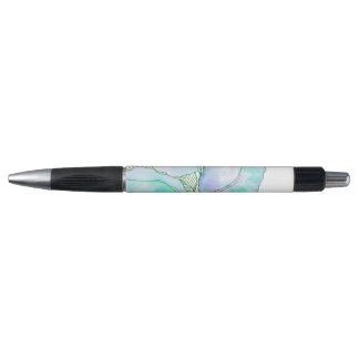Mint Green Lavender Watercolor Botanical Leaves