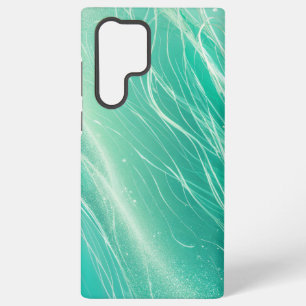 Mint Green Light Waves Phone Case