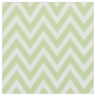 Mint Green Modern Chevron Stripes Fabric
