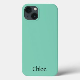 Mint Green Monogram Samsung Galaxy Note 4 case