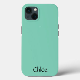 Mint Green Monogram Samsung Galaxy Note 4 case
