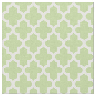 Mint Green Moroccan Print Fabric