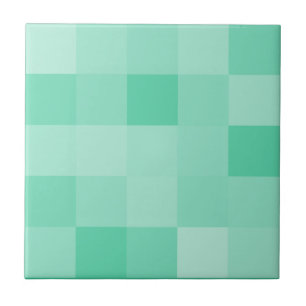 Mint green mosaic pattern tiles   Home decor