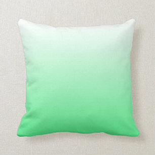 Mint Green Ombre Pillow