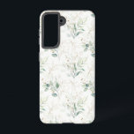 Mint Green Pastel Floral Greenery Pattern Samsung Galaxy Case<br><div class="desc">Check out this design featuring a mint green floral pattern.</div>