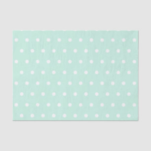 Mint Green Polka Dot Tissue Paper