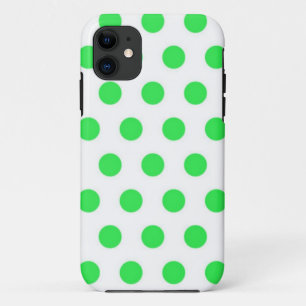 Mint Green Polka Dots Case-Mate iPhone Case