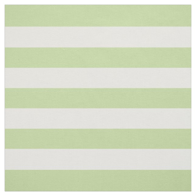 Mint Green Preppy Stripes Fabric (Swatch)