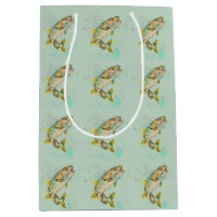 Mint Green Rainbow Trout Gift Bag