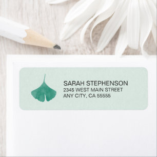 Mint Green Simple Ginkgo Leaf Nature