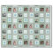 Mint Green Squares Personalised Photo Christmas