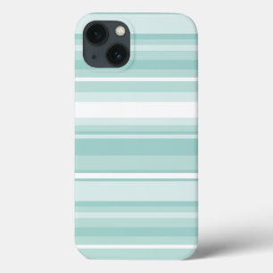 Mint green stripes Case-Mate iPhone case