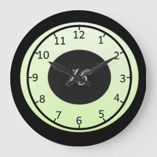 Mint Green Sweet 16 Large Clock