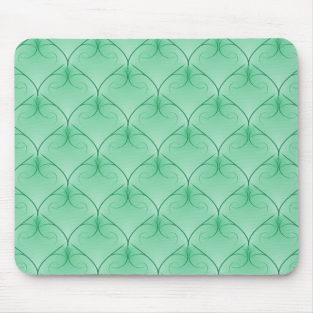 Mint Green Unparalleled Elegance Mousepad (Front)