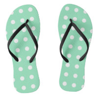 Mint Green White Dots Modern Trendy Template