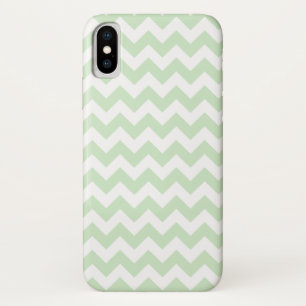 Mint Green Zig Zag Pattern Case-Mate iPhone Case