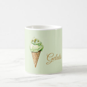 Mint Ice Cream Gelato Birthday Coffee Mug