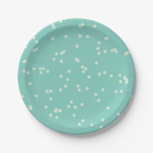 Mint Ice Cream Sparkler Boy 1st Birthday Party Paper Plate