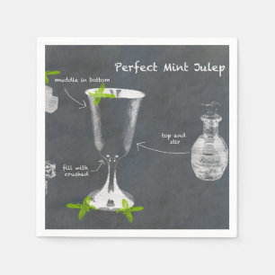 Mint Julep Cocktail Napkin