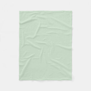 Mint Light Pastel Green Solid Colour SW 6736 Fleece Blanket