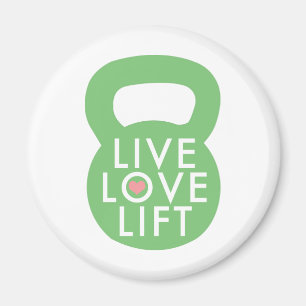 Mint "Live Love Lift" Magnet