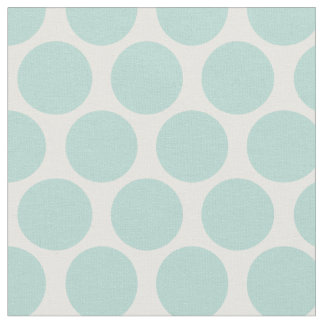 Mint Mod Dots Fabric