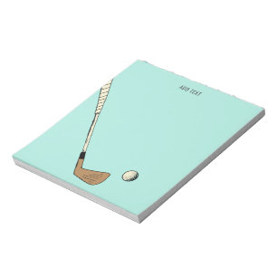 Mint Modern Vintage Golf Notepad