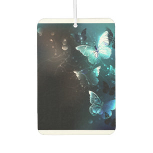 Mint Night Butterflies Car Air Freshener