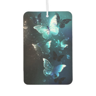 Mint Night Butterflies Car Air Freshener